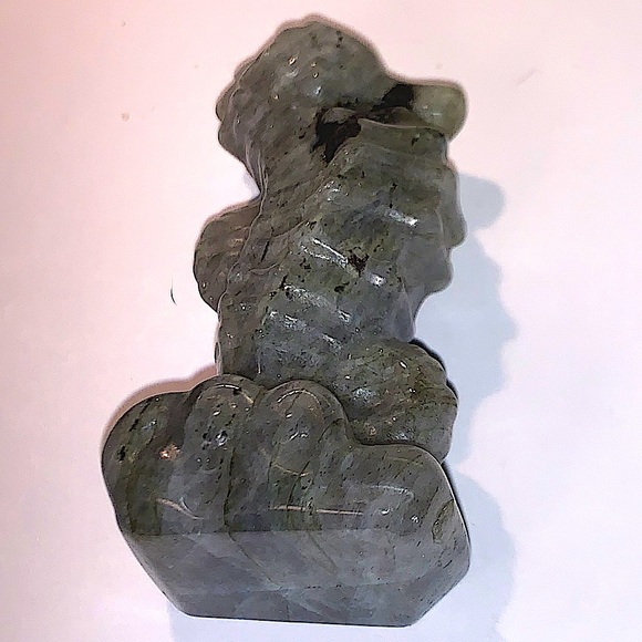 NATURAL LARVIKITE LABRADORITE SEA HORSE - Picture 8 of 8